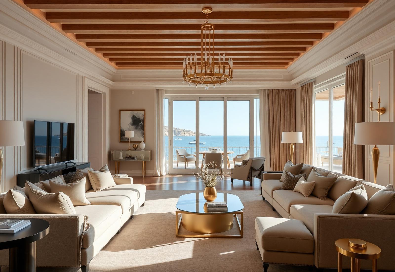 Intérieur élégant d'une maison côtière dans le Nord-Pas-de-Calais